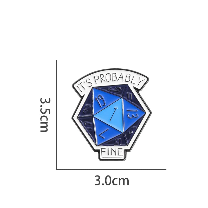 Charming Quirky Cartoon Metal Pin Metal Pin Badge