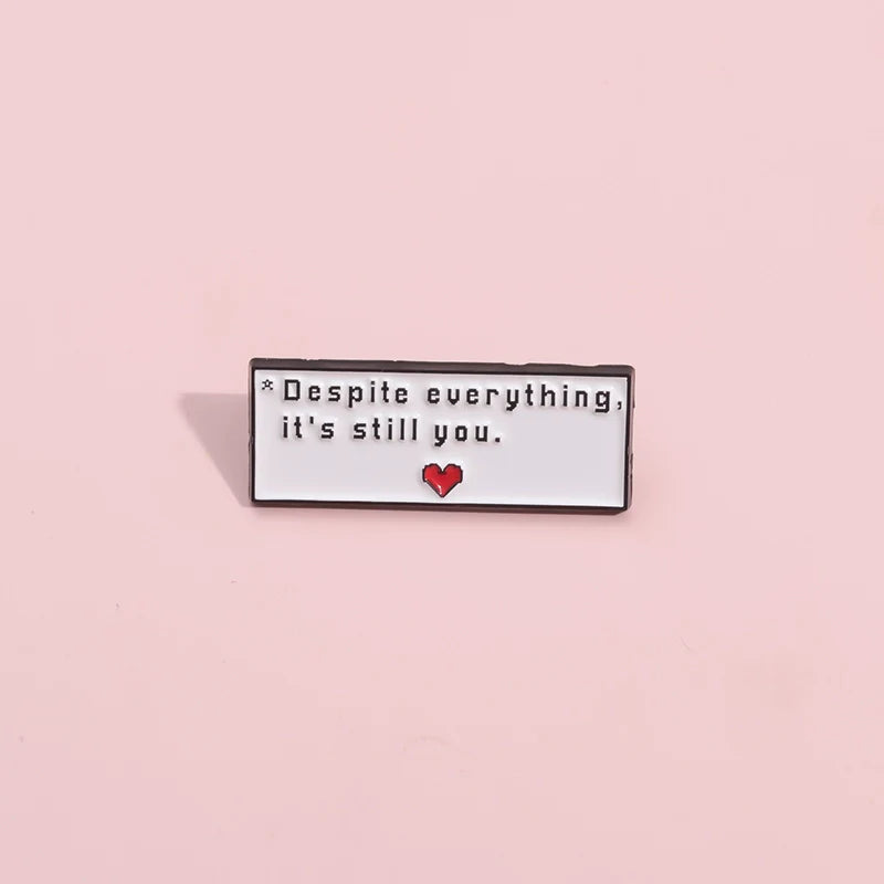 Retro Metal Pin Badge by Topboring