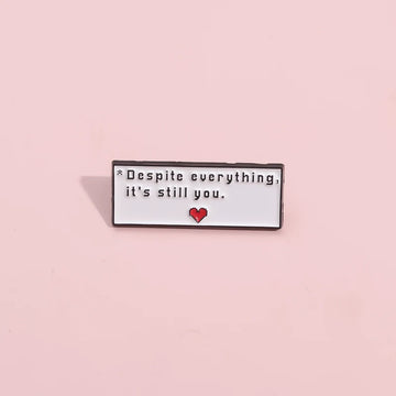 Retro Metal Pin Badge by Topboring