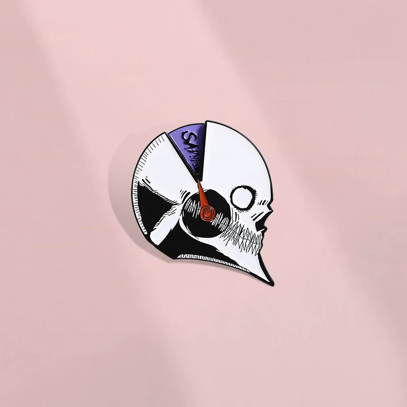 Cool Skull Cartoon Metal Pin Badge by Topboring