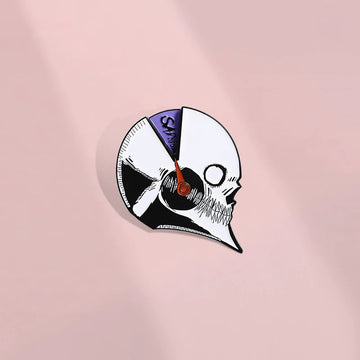 Cool Skull Cartoon Metal Pin Badge by Topboring