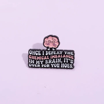 Cute Cartoon Heart Metal Pin Badge by Topboring