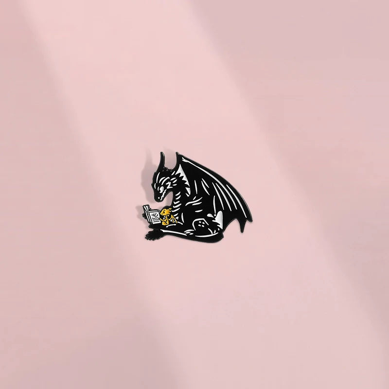 Cute Cartoon Metal Pin Badge by Topboring