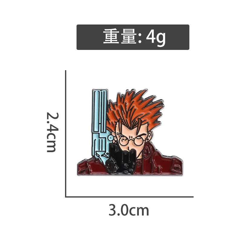 Funny Cute Anime Metal Pin Enamel Pin Badge