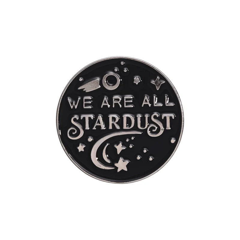 Bold Star Metal Pin Badge by Topboring
