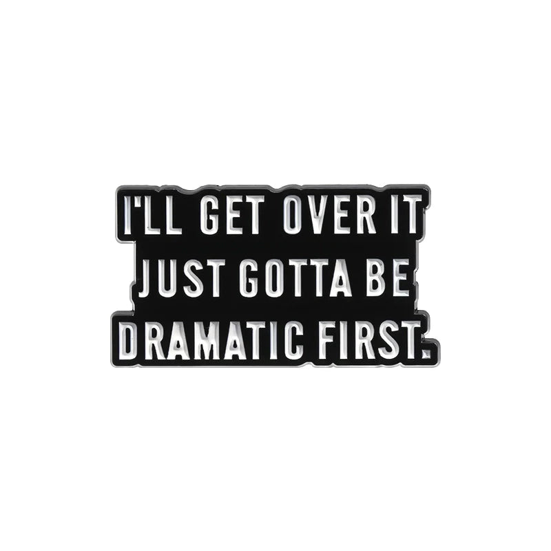 Elegant Metal Pin Badge by Topboring