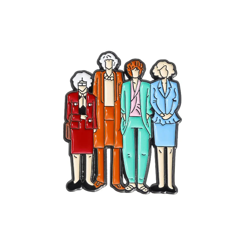 Cute Cartoon Pin Badge by Topboring