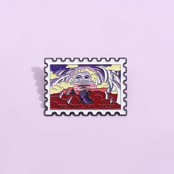 Cute Cartoon Metal Pin Badge by Topboring