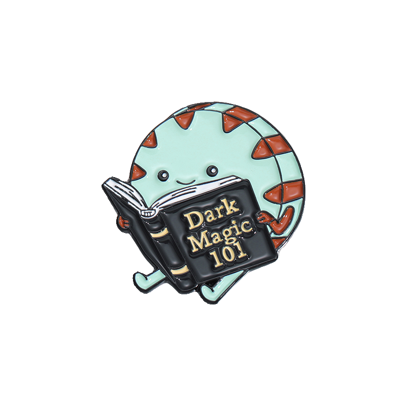 Cute Cartoon Metal Pin Badge by Topboring