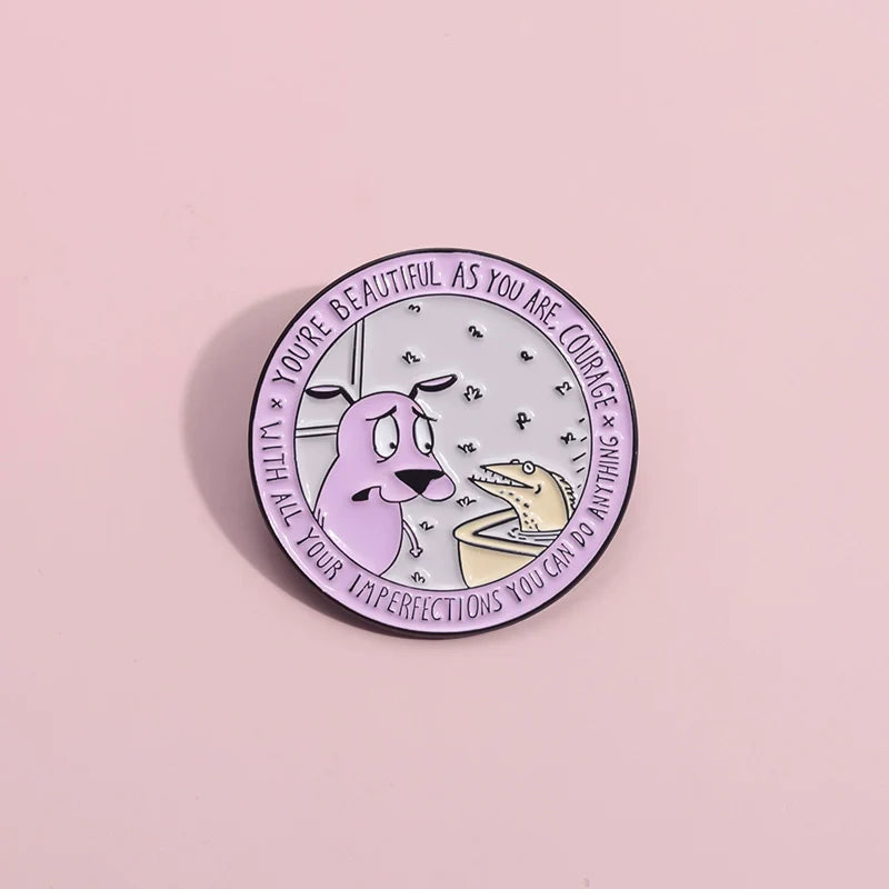 Mini Metal Pin Badge by Topboring