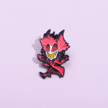 Cute Cartoon Metal Pin Badge by Topboring
