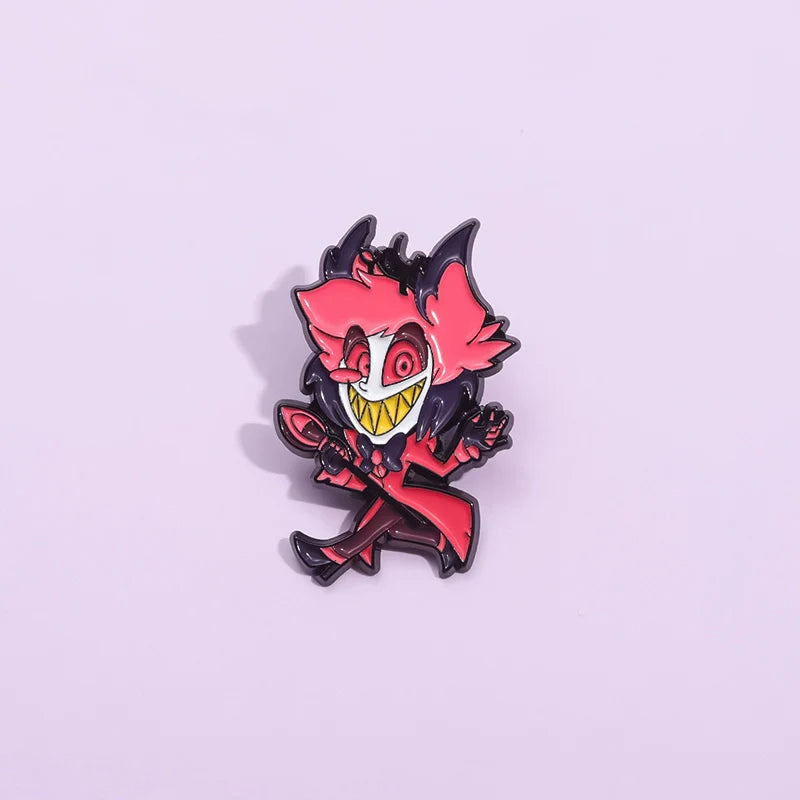 Cute Cartoon Metal Pin Badge by Topboring
