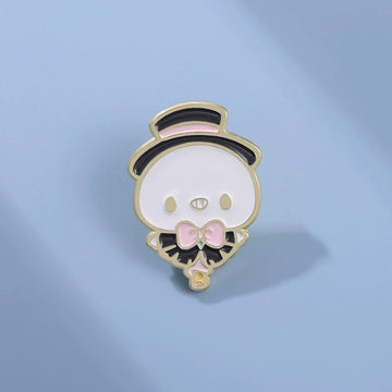 Cute Cartoon Metal Pin Badge by Topboring