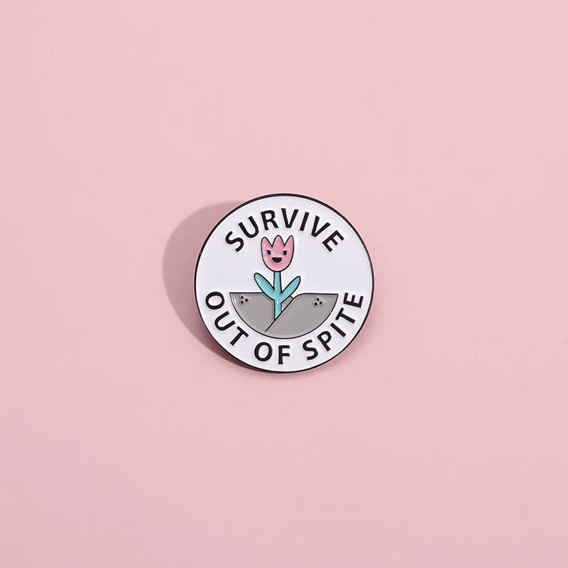 Kawaii Metal Pin Badge by Topboring