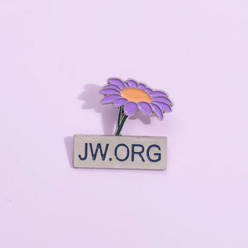 Cute Flower Metal Pin Badge by Topboring