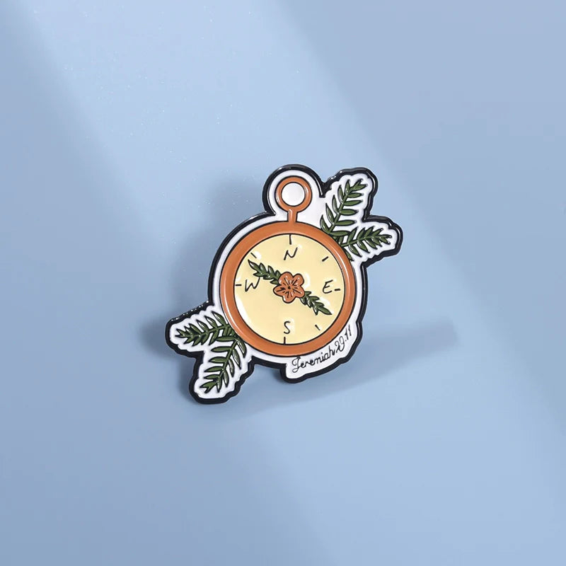 Cute Cartoon Metal Pin Badge by Topboring