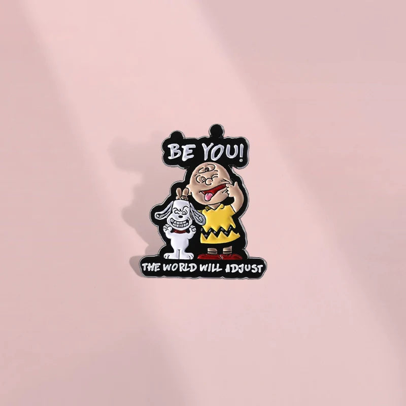 Bold Anime Cartoon Metal Pin Badge by Topboring