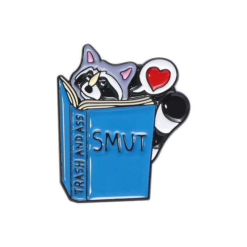 Aesthetic Cute Cartoon Cat Metal Hard Enamel Pin Badge