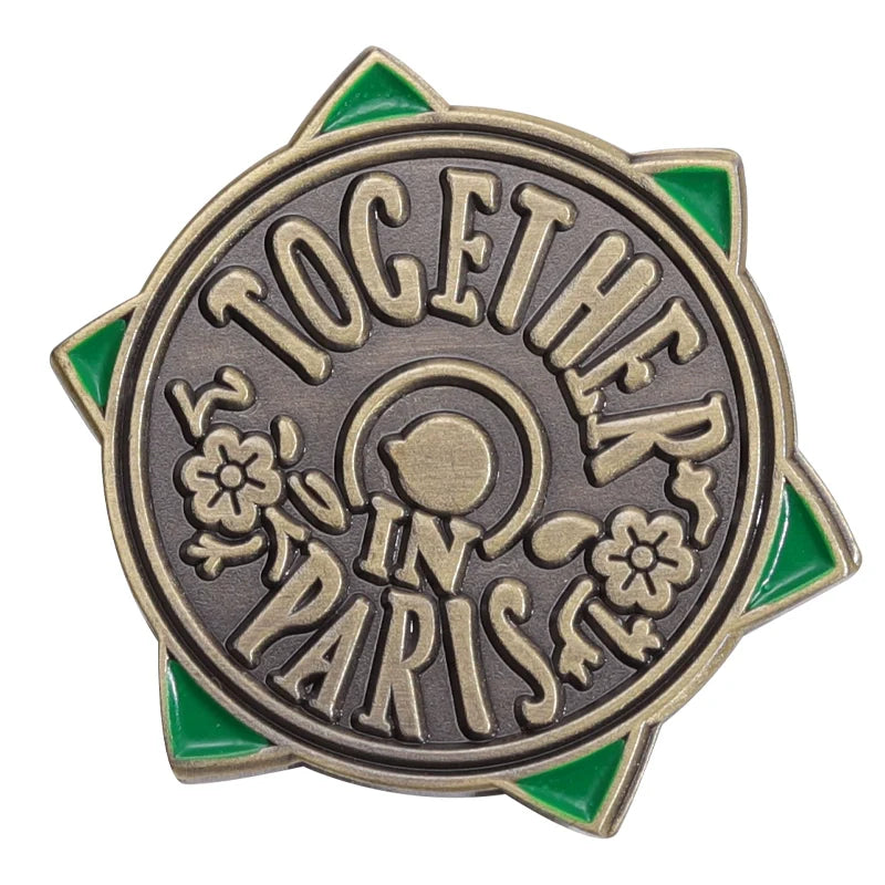 Playful Mini Cartoon Metal Pin Enamel Pin Badge Style2