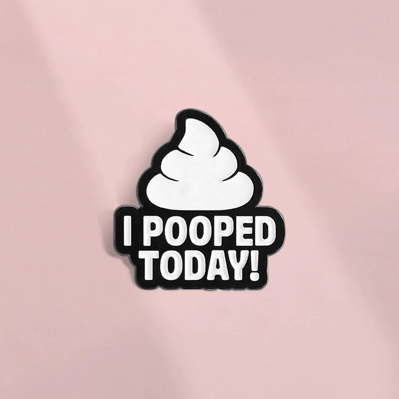 Funny Metal Pin Badge by Topboring