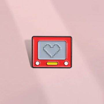 Mini Metal Pin Badge by Topboring