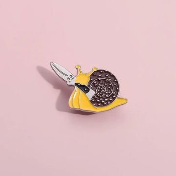 Cute Cartoon Cow Metal Pin Badge by Topboring