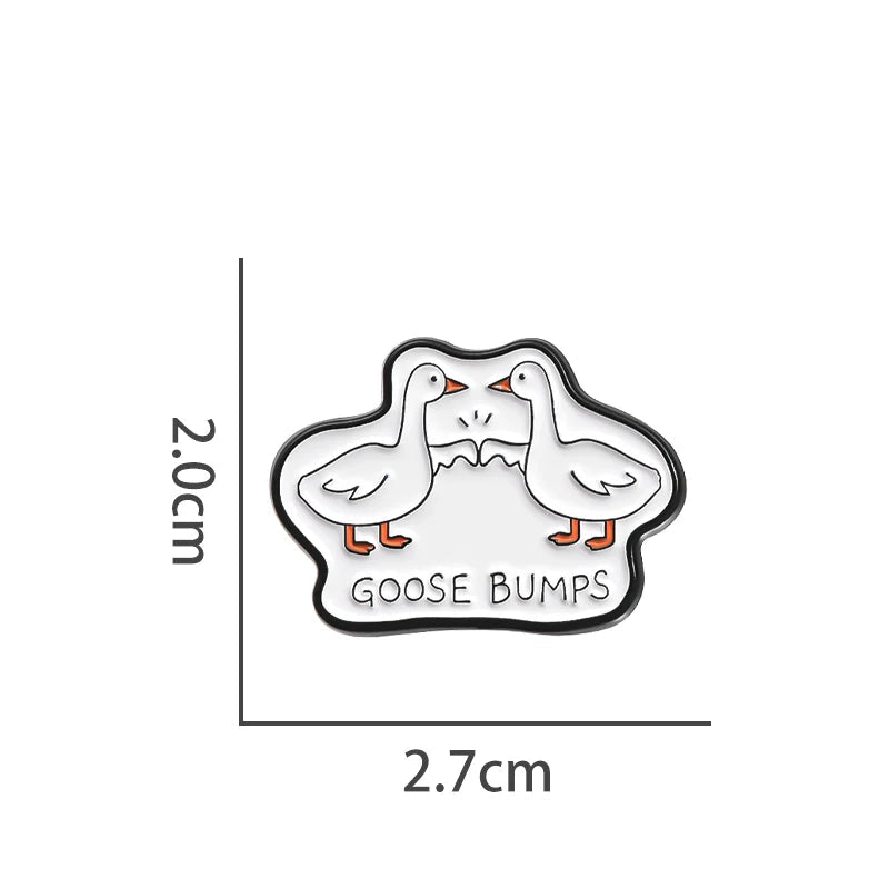 Minimalist Cute Chicken Metal Pin Enamel Pin Badge