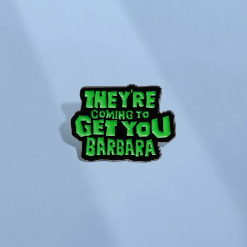 Charming Green Metal Pin Badge by Topboring