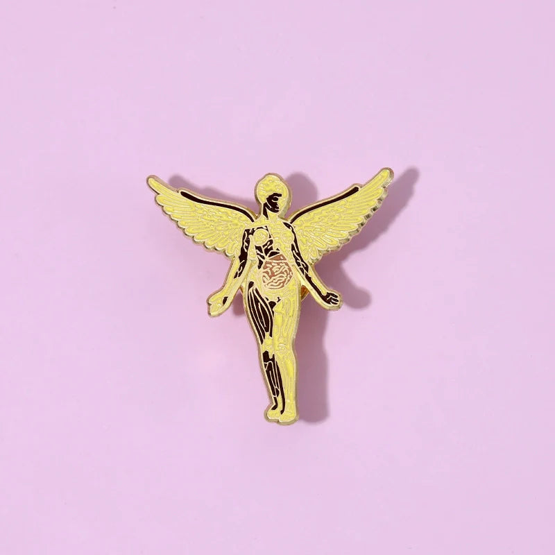 Cute Cartoon Metal Pin Badge by Topboring