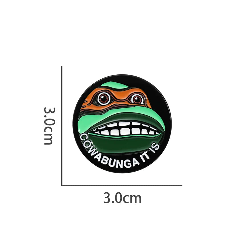 Quirky Stylish Cartoon Metal Pin Metal Pin Badge Alt2