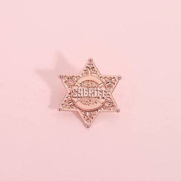 Retro Star Metal Pin Badge by Topboring