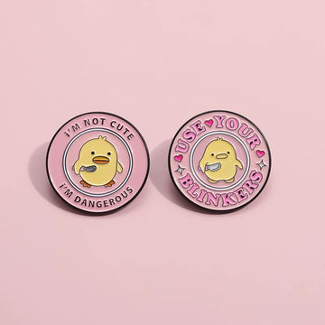 Charming Metal Pin Badge by Topboring