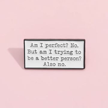 Charming Metal Pin Badge by Topboring