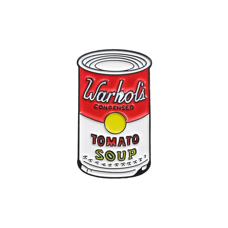 Bold Cartoon Metal Pin Badge by Topboring
