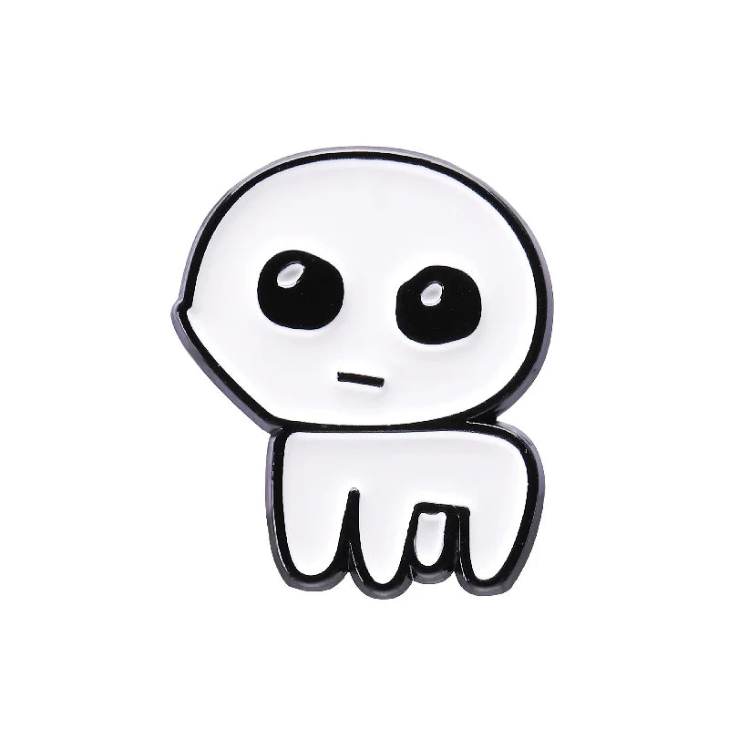 Cute Quirky Cartoon Metal Pin Metal Pin Badge