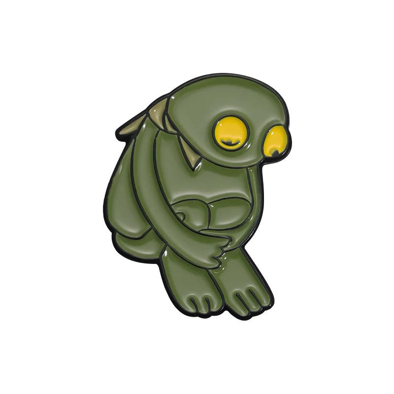 Cute Frog Metal Pin Badge by Topboring