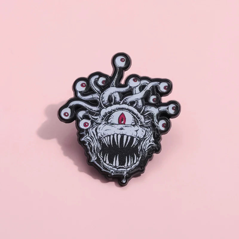 Kawaii Rpg Metal Pin Badge by Topboring