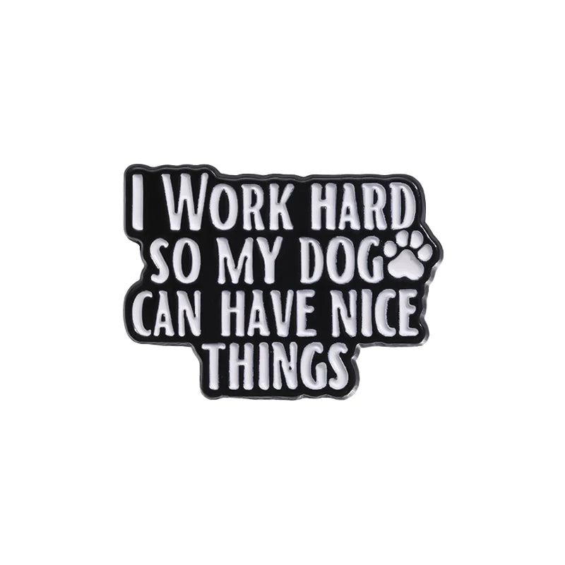 Funny Metal Pin Badge by Topboring